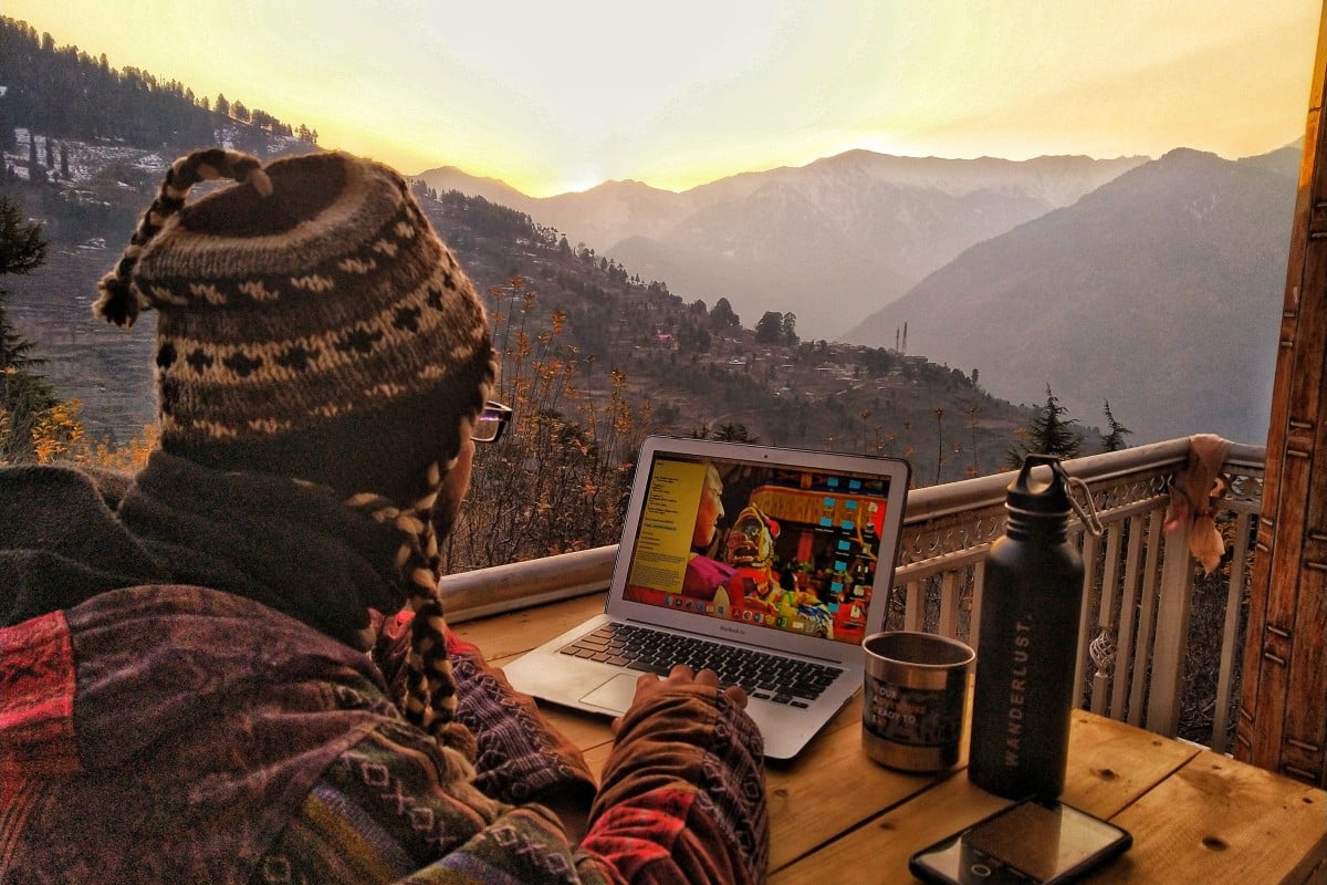 You are currently viewing Working from Mountain, Camp, in Rishikesh with Ganga View
